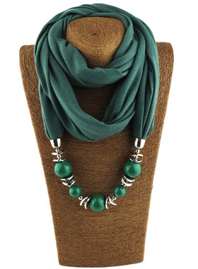 极速Fashion designer scaruf Ethnic Chiffon Solid Collar Tass