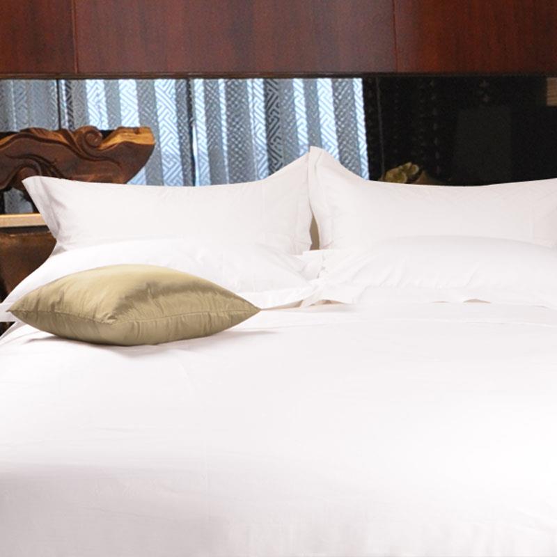 极速lMURCI件A品q星级酒店五床上用80支床单被套全棉四套白色纯棉