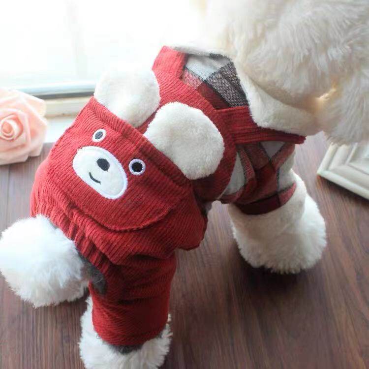 新品小狗狗衣服加厚秋冬装v宠物小型犬泰迪比熊博美吉娃娃冬天加