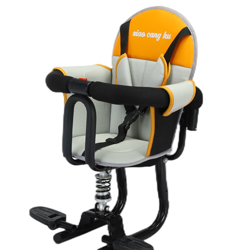 极速电动车c前置座椅儿童艾玛电动机车雅迪滑板车减震宝宝坐椅小