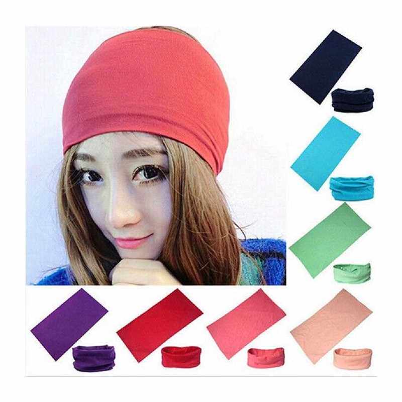 极速Head Wrapi Warm Scarf Women Hot Sale Pure Color Cycling