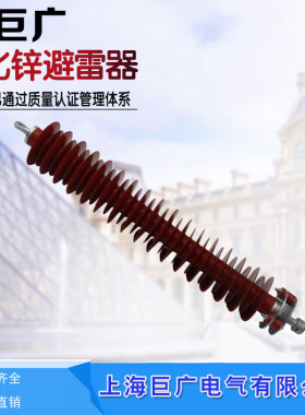 极速高压a110KV避雷器YH10WX-108/281-J金属氧化锌避雷器带漏电监