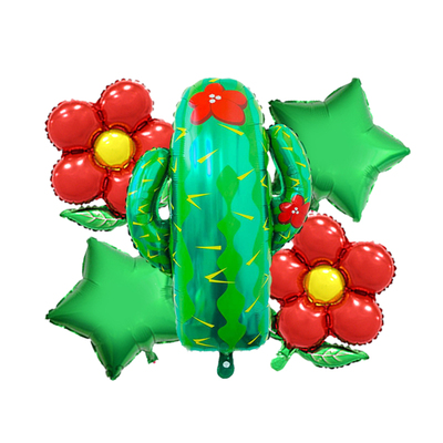 极速13pcs Cactujs Balloon Summertime Beach Party School Holi