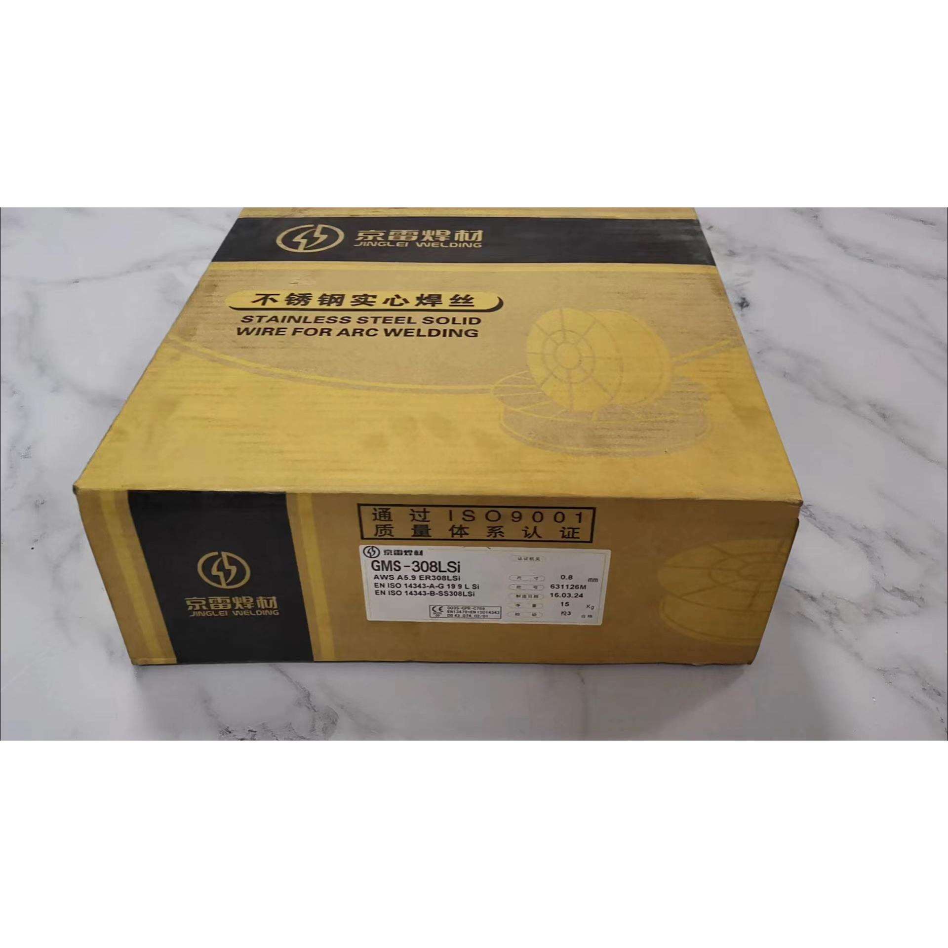 京雷焊材 不锈钢实心焊丝GMS-308LSI 0.8、1.0、1.2*15KG