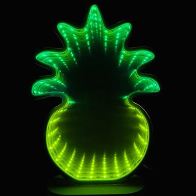 菠萝造型创意千层霓虹灯 隧道灯 装饰灯 led灯立式底座 跨境热销