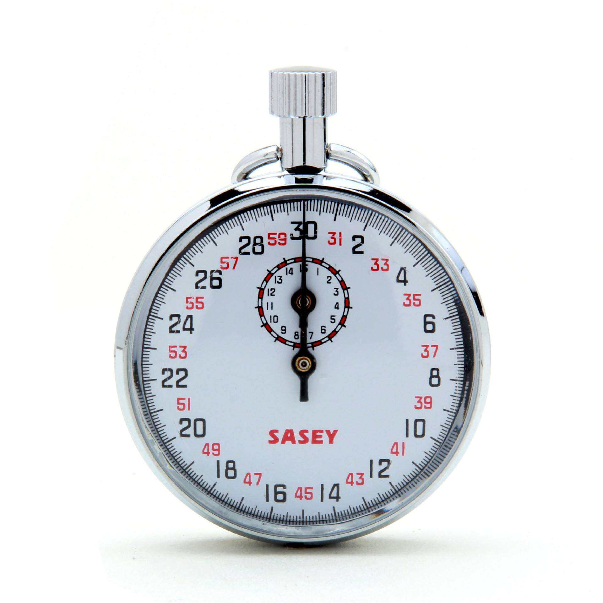 上海沙逊机械秒表SXJ-504田径运动比赛矿井作业计时器 0.1S 30秒