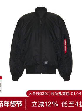 ALPHA INDUSTRIES 夹克 休闲时尚潮流男REVOLVE  黑色冬季保暖