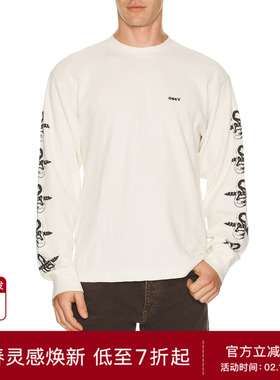 Obey EARS T恤 休闲时尚潮流男REVOLVE  白色