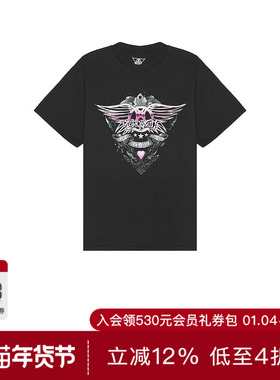 [美国发货]Philcos史密斯飞船乐队短袖T恤 黑色文化衫REVOLVE