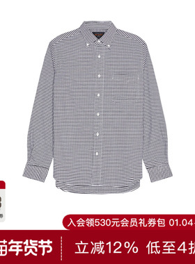 Beams PlusB.D 条纹棉布 休闲时尚潮流男REVOLVE  黑色