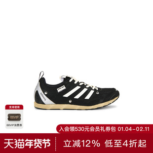 [热销跑鞋]adidas SFTM联名经典运动鞋黑色复古透气网布REVOLVE男