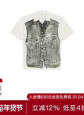 NEUW DIGITAL BIKER 衬衫 休闲时尚潮流男REVOLVE  白色