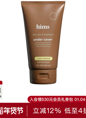 [新品]hims 2 IN 1 COLOR DEPOSITING HAIR DYE 染发剂REVOLVE美