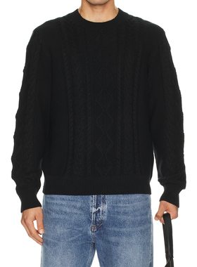 Asher 毛衣 休闲时尚潮流男REVOLVE  黑色