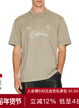 Stampd CHERUB CALIFORNIA 休闲T恤 休闲时尚潮流男REVOLVE  仿旧