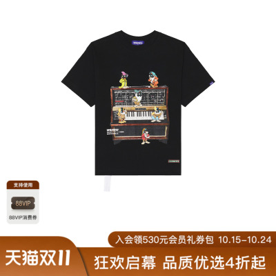 Deva States T恤 休闲时尚潮流男REVOLVE  黑色