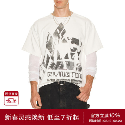 RRR123 GENERATION T恤 休闲时尚潮流男REVOLVE  白色