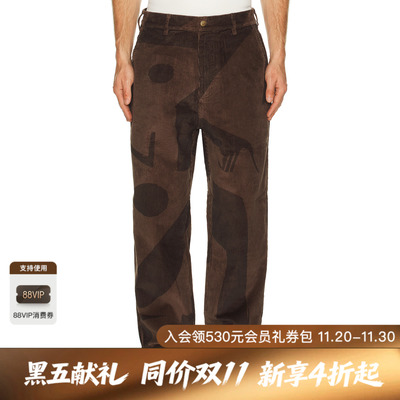 By Parra DETACHED 长裤 休闲时尚潮流男REVOLVE  棕色