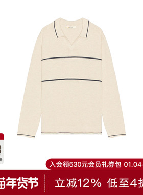 Marine Layer LIAM 毛衣 POLO衫 休闲时尚潮流男REVOLVE  米色