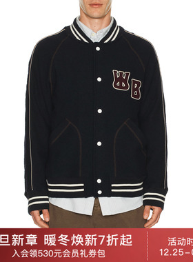 Wales Bonner OCTOBER 学院风夹克 休闲时尚潮流男REVOLVE  黑色
