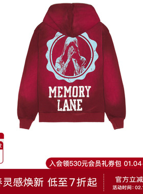 Memory Lane INITIAL 全拉链连帽衫 休闲时尚REVOLVE冬季保暖