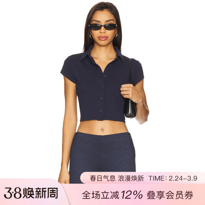 Lovers and Friends BAILEY 上装 休闲时尚潮流REVOLVE  藏青色