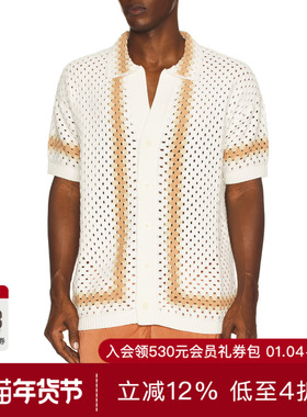 Frescobol Carioca MARQUES 衬衫 休闲时尚潮流男REVOLVE  白色