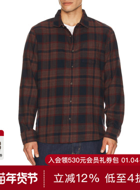 Marine Layer PACIFICA 衬衫 休闲时尚潮流男REVOLVE  蓝色