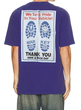 Market PRIDE IN MY RIDE T恤 休闲时尚潮流男REVOLVE  蓝色