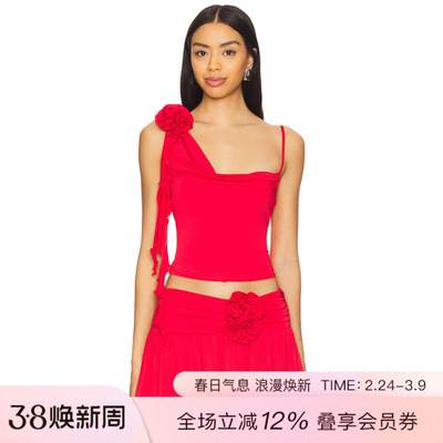 Lovers and Friends CASEY 上装 休闲时尚潮流REVOLVE  红色