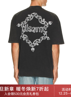 ALLSAINTS DRIP T恤 休闲时尚潮流男REVOLVE  黑色