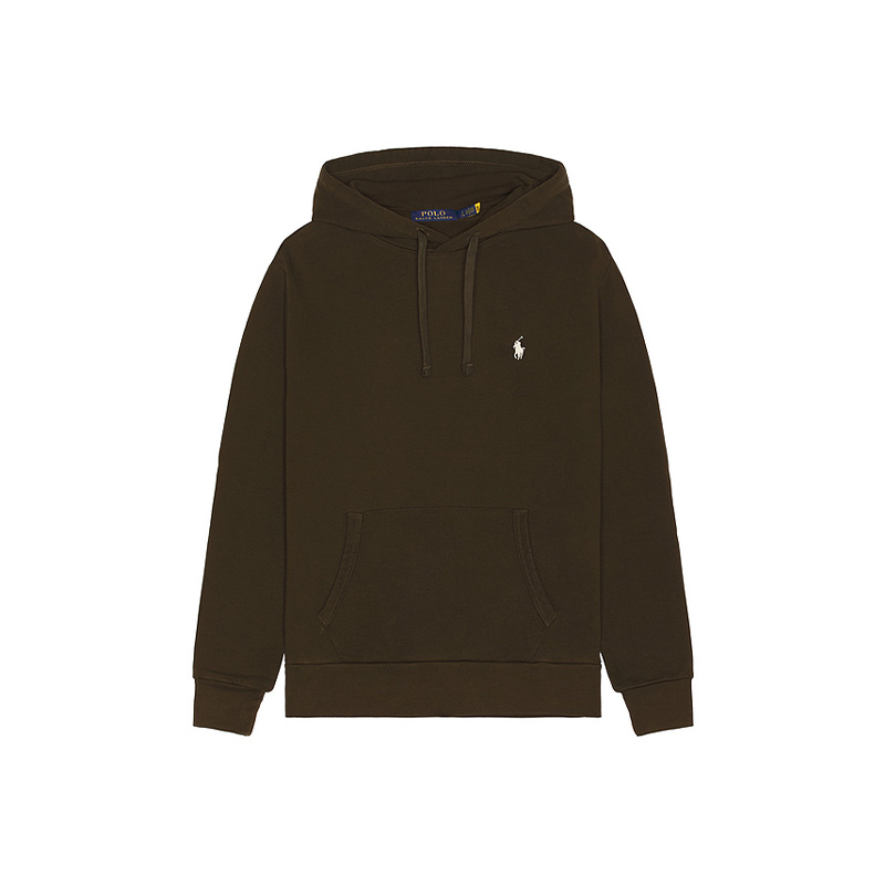 Polo Ralph Lauren深棕色轻薄款纯棉卫衣  刺绣标REVOLVE
