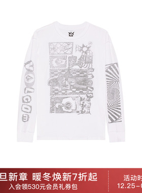 Volcom 长袖T恤 休闲时尚潮流男REVOLVE  白色