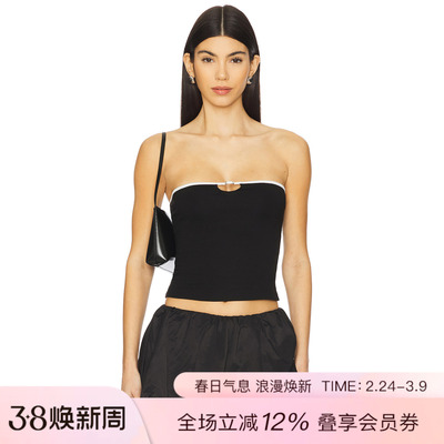 superdown WHITNEY 上装 休闲时尚潮流REVOLVE  黑色