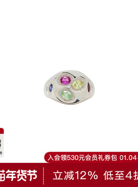 Bleue Burnham OVAL 印章 休闲时尚潮流男REVOLVE  金属银色