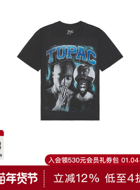 Philcos TUPAC T恤 休闲时尚潮流男REVOLVE  黑色