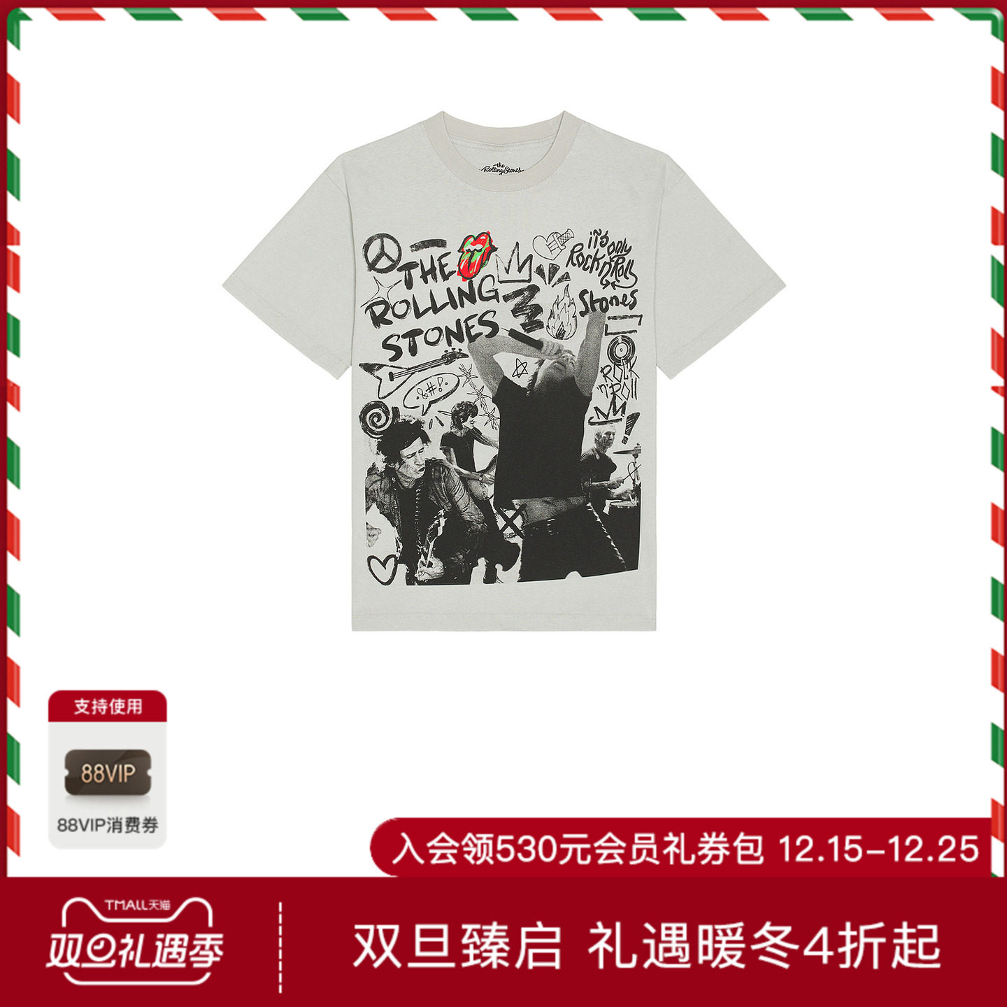 Philcos ROLLING T恤 休闲时尚潮流男REVOLVE  仿旧