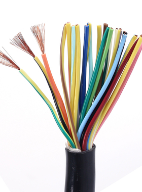 RVV电线KVVR12 14 16 18 20 25 30 40 50 60多芯控制信号软电缆线