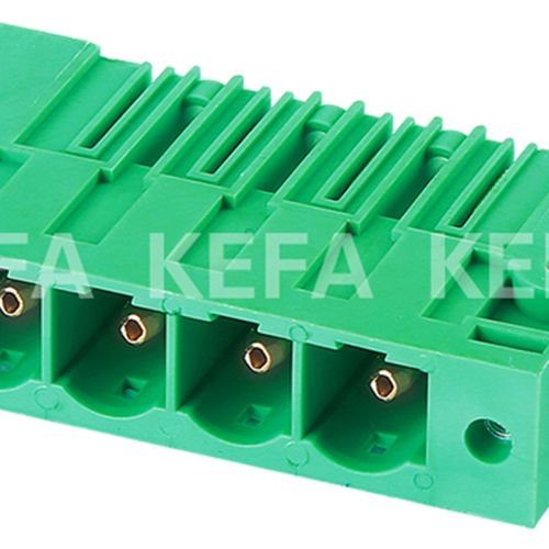 65A大电流插拔式PCB接线端子KF2EDGSKM-10.16mm[2P-12P]固定孔头