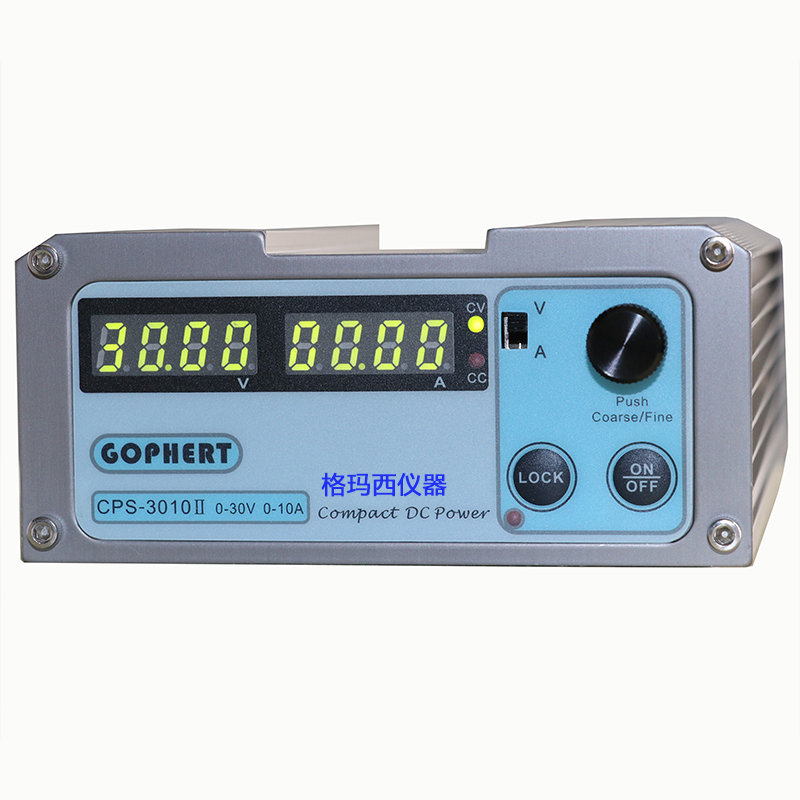 GOPHERT可调直流稳压电源CPS-3010II数显维修老化开关电源3.0v10a