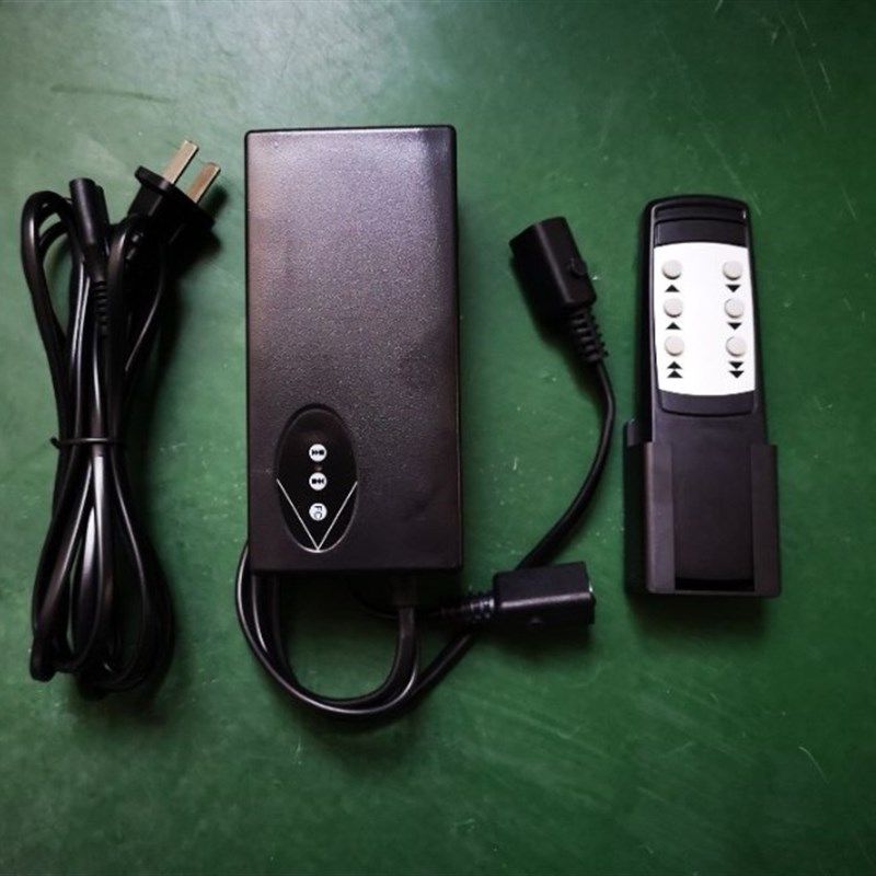 (同时+单独控制)一拖二遥控无线电动推杆伸缩电机电源控制器