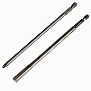 施乐复印机PH2十字电动螺丝刀批头6.35mm加长杆高硬度强磁起子头