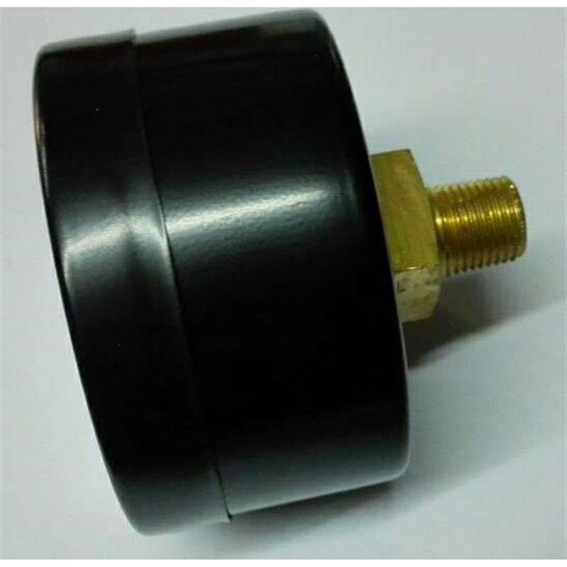 直径40mm铜螺纹M10X1  轴向禁油 氧气压力表 YO-40Z  0-25mpa