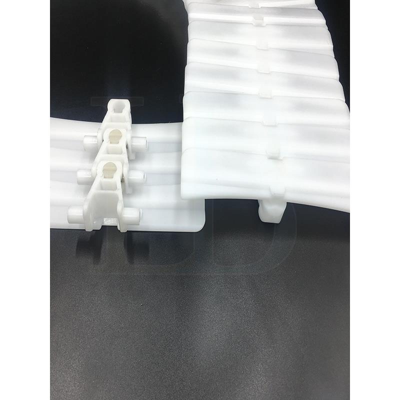 链板输送机平顶175柔性线链条齿型传动铝合金型材聚配件POM赛