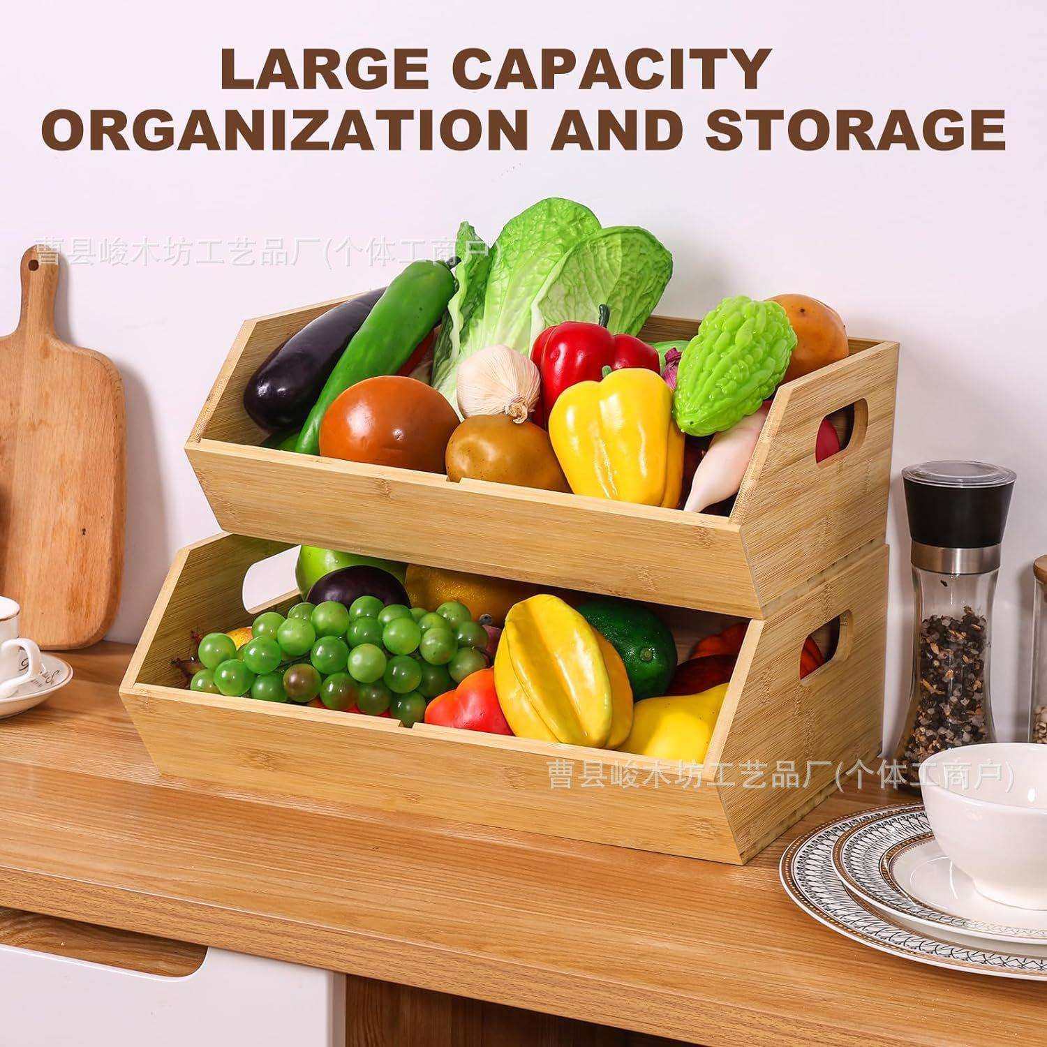 竹木分格收纳盒桌面水果收纳篮蔬菜收纳筐厨房调料瓶收纳盒整理盒,农机/农具/农膜,播种栽苗器/地膜机,淘宝优惠券,粉丝福利购,淘宝优惠卷