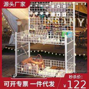 展示架 折叠移动摆摊小推车神器一秒收摊夜市专用烤肠地摊花车促销