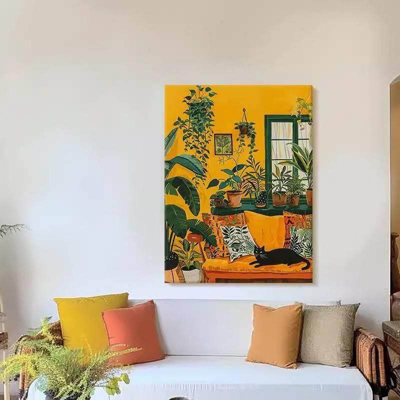 马蒂斯简约现代客厅玄关沙发装饰画夏日午后田园小众艺术抽象挂画,农机/农具/农膜,播种栽苗器/地膜机,淘宝优惠券,粉丝福利购,淘宝优惠卷