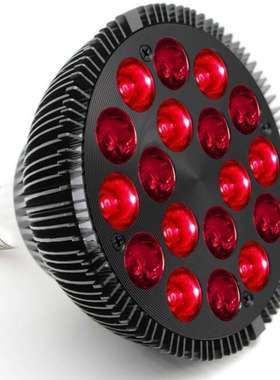 黑色PAR38 UV 紫光18w24w36w帕灯酒吧氛围灯390-400NM红外理疗灯