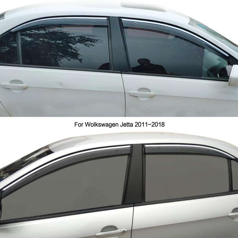 专用大众新捷达晴雨挡Volkswagen Jetta 2011-2018车窗雨眉挡雨条