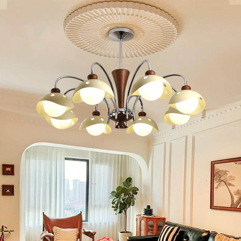 中古风客厅吊灯全光谱法式美拉德灯具奶油风复古风餐厅蛋壳吊灯,鲜花速递/花卉仿真/绿植园艺,割草机/草坪机,淘宝优惠券,粉丝福利购,淘宝优惠卷
